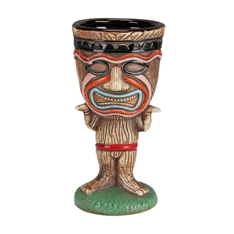 Timeless Classic 250-500ml Tiki Cup Hawaiian Skull Poker Girl Zombie Cocktail Beer Cool Drinks Mug Interesting Drinkware Gift