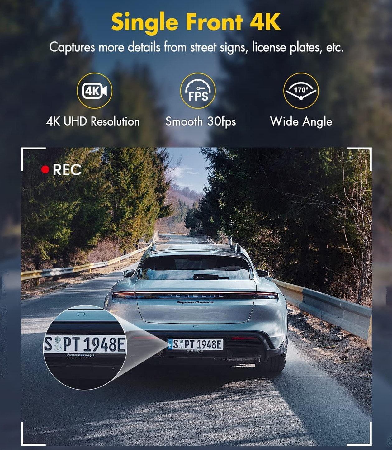 Ultimate Car Cameras with Night Vision: Dual Lens 4K Security