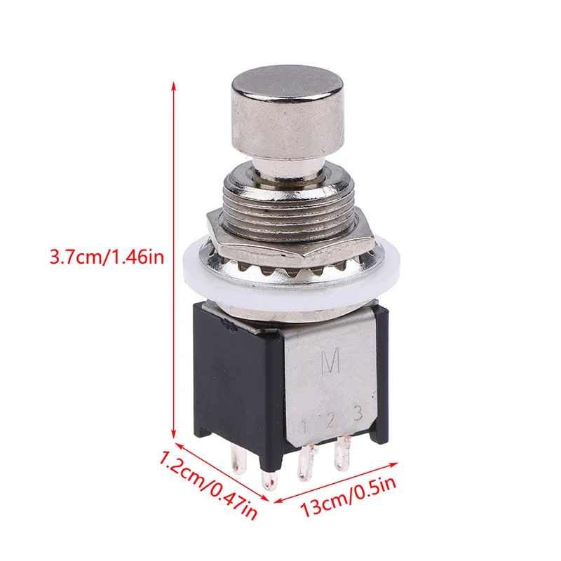 6Pin DPDT Latching/Momentary ON/ON Foot Switch - Guitar Effects Pedal Stomp Box Emergency Stop Push Button