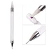 2 Pcs Nail Art Dotting Pen Double End Painting DIY Brush Rhinestone Handle Diamond Picker Manicure Dotting Tool Nail Accessories 4