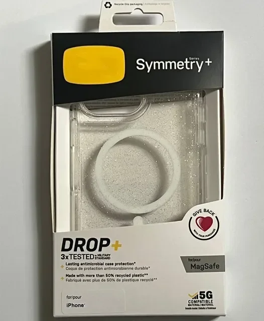 הגנה נגד נפילות עבור Otter-Box MagSafe Series Symmetry Box עבור iPhone 17 Air 17 Pro Max 13 14 15 16 Pro Max 15 Plus Case