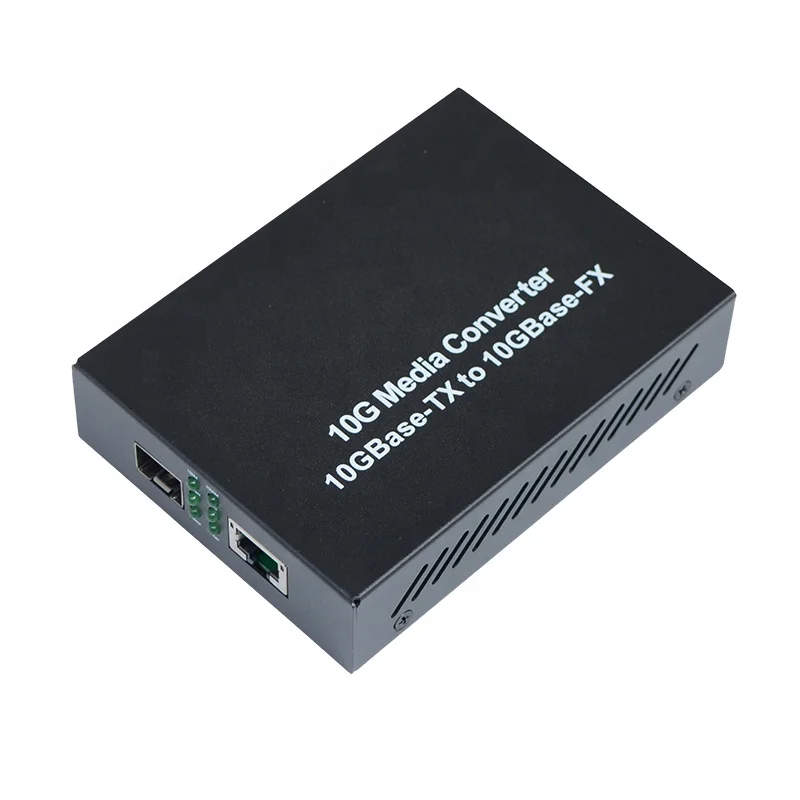 10g SFP Fiber optic media converter  to rj45