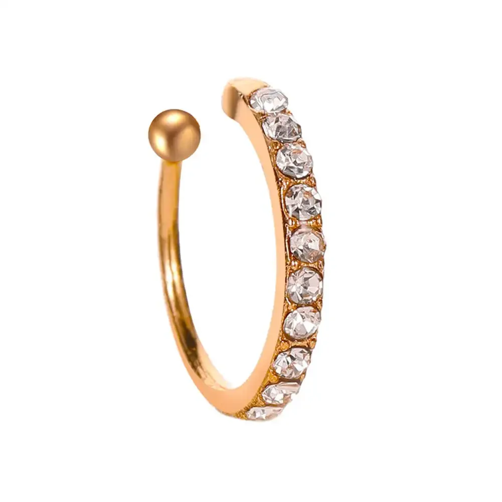Ear Cuff for Women Charming Zircon Clip on Earrings Without Piercing ear clip earrings clip earrings ear clip