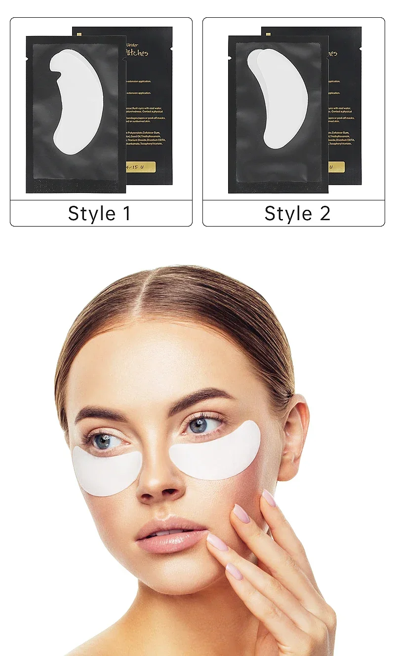 Eye Patches Eyelash Extension Under Eye Pads Makeup Lashes Patch Tip Stickers Pads For Eyelash Extension Supplies 50Pairs eyelash patch eyelash pads eyelash patches eye patches eyelash extension supplies