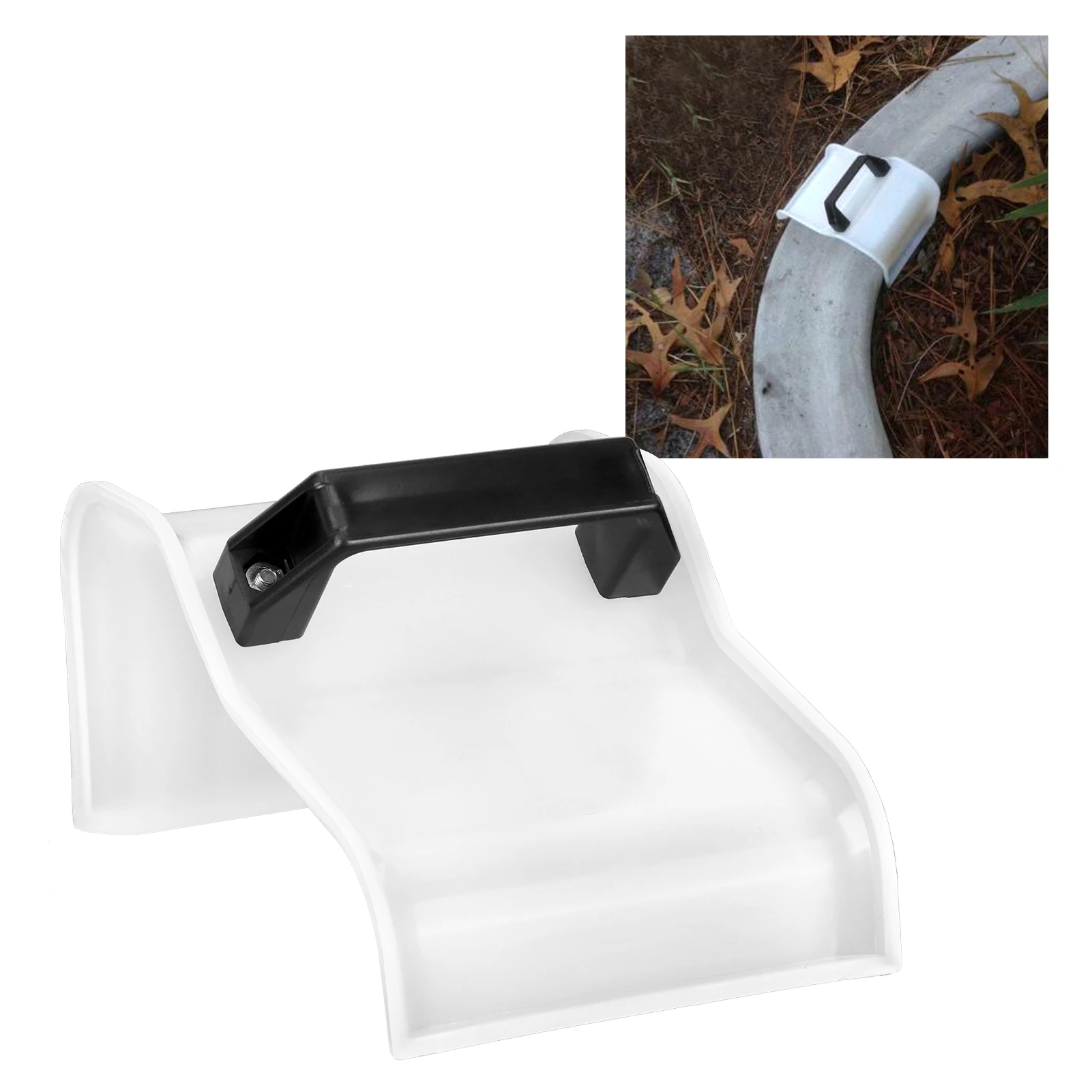 Concrete Curbing Trowel with Handle Garden DIY Landscape Moulding Tool Edging Curb