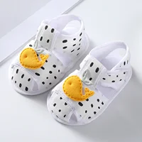 0-12M Newborn Baby Summer Sandals Kids Canvas Shoes Casual Soft Crib Shoes Toddler First Walkers Boys Girls Sandals Crib Newborn 3
