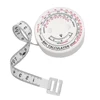 1 Pcs 150cm BMI Body Mass Index Retractable Tape Calculator Diet Tape Measures Tools Automatic Telescopic Tape Measure 6
