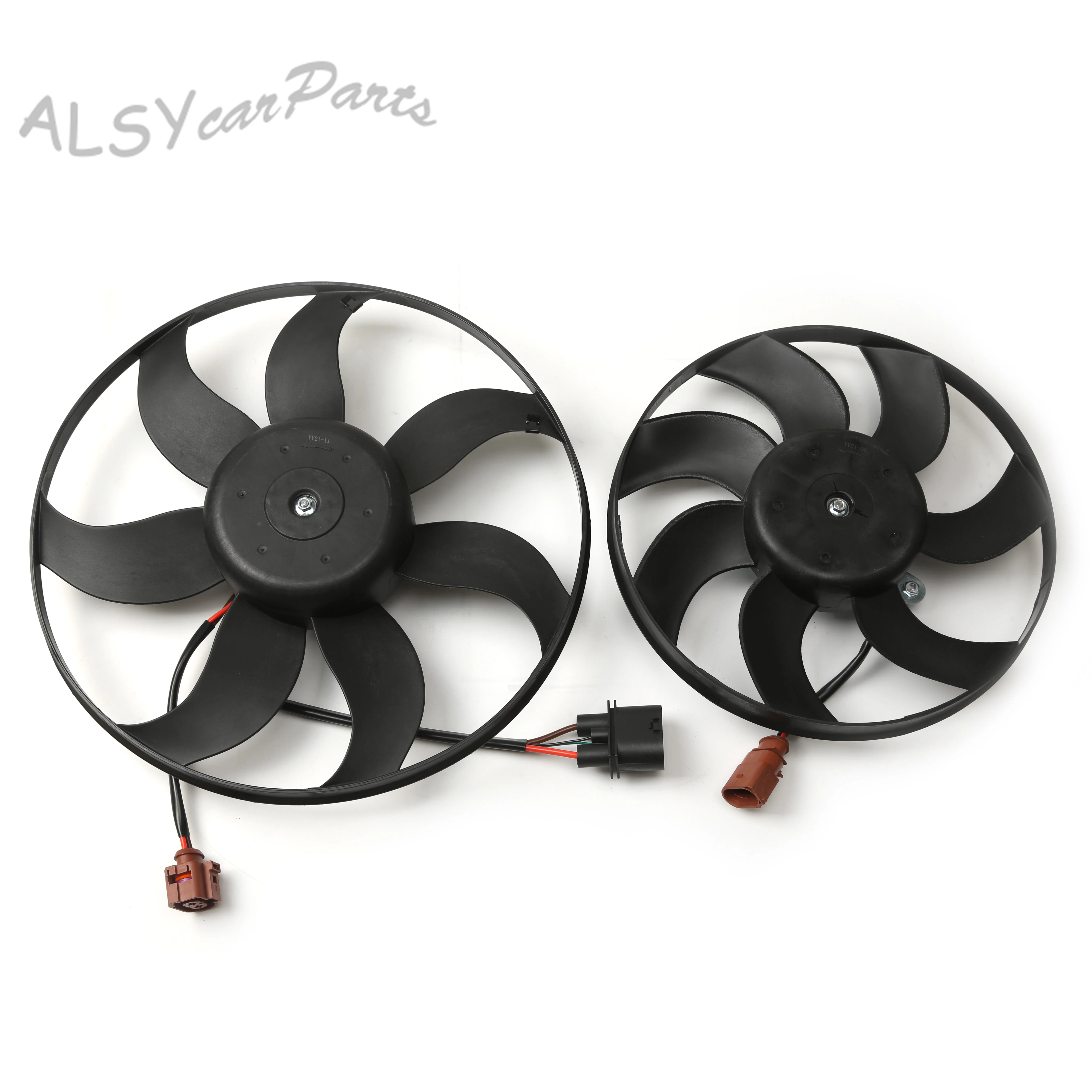 Radiator Tank Cooling Fans Set 1KM959455C 1KM959455E For VW Beetle 