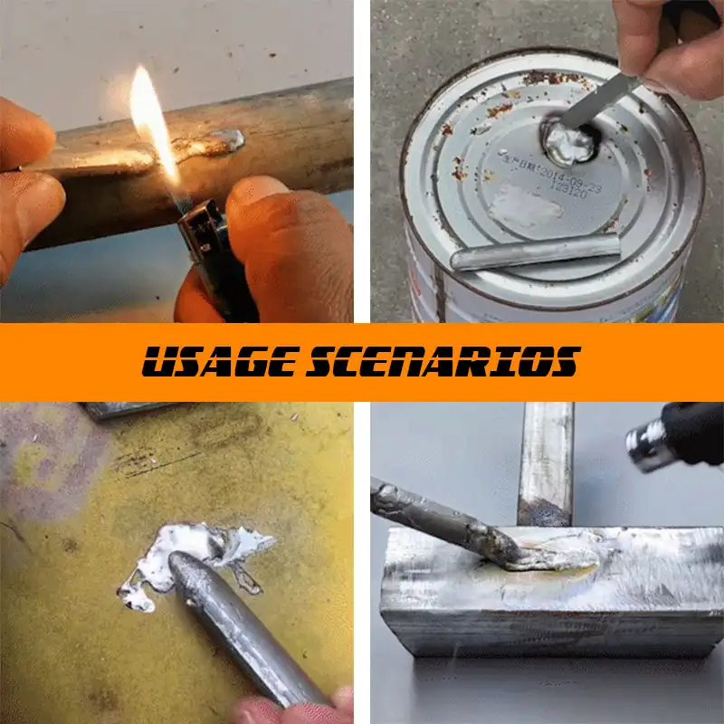 Powder Cored Aluminum Welding Rod No Need Solder Powder Aluminum Low Temp Welding Rods Brazing Low Temperature Rod Solder