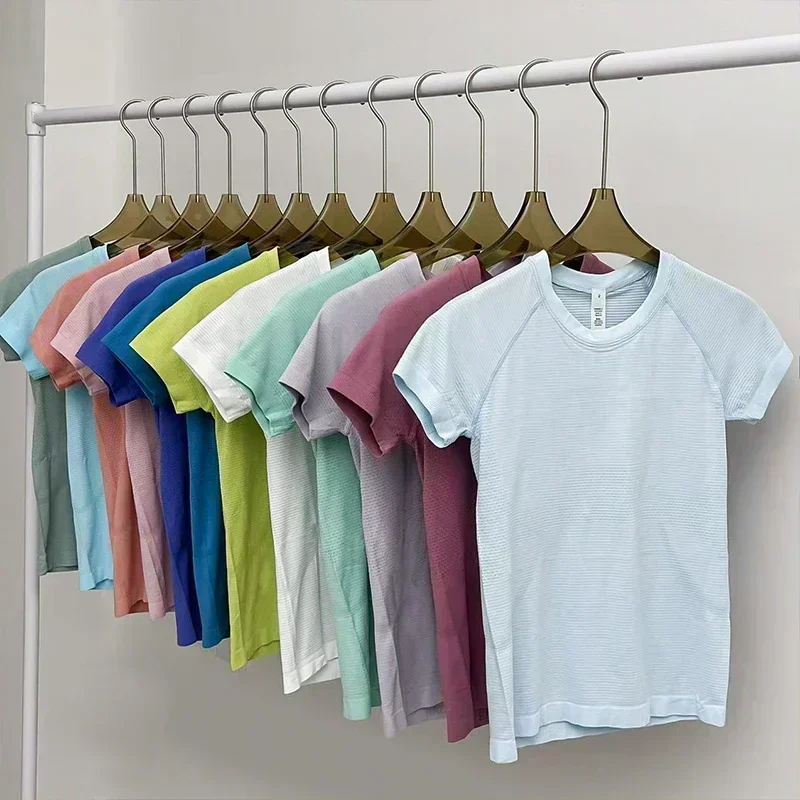 Lemon Women Swiftly Tech Sports Short Sleeve T-shirt Breathable Quick Drying 2.0 Yoga Short Sleeve Fitness Running T-shirt Tops
