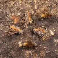 10Pcs Insect Bait Lure Deer Hair Dry Fly 3