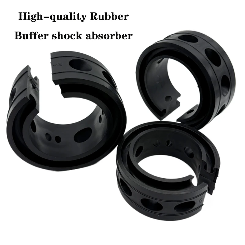 Premium Car Shock Absorber Rubber Spring Bumpers - Set of 2 Universal Buffers