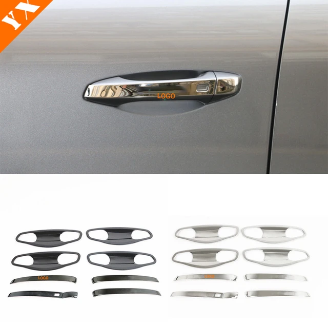 Car Exterior Door Handle Bowl Key Decor Sticker Cover Garnish For Citroen  C5X 2021 2022 2023 Accessories Stainless Silver Black - AliExpress