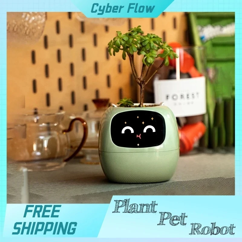 Ivy Plant Pet Robot Creative Interaction Tamagotchi Pet Small Pot App Control Cute Smart Flower Plants Express Emotions