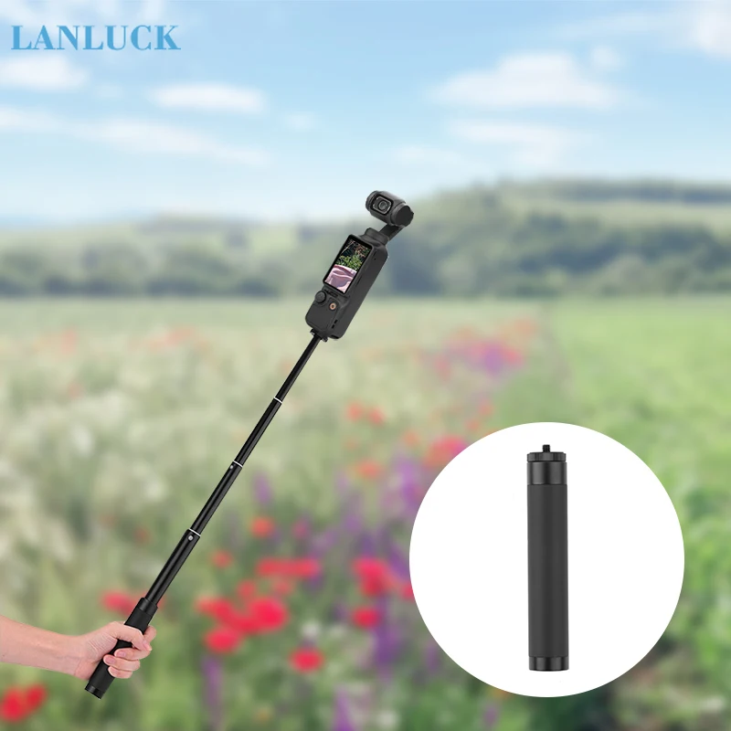 

Удлинительный стержень из алюминиевого сплава для DJI OSMO Mobile 3, 2 стержня, масштабируемый держатель, ручной шарнирный Стабилизатор камеры, аксессуары