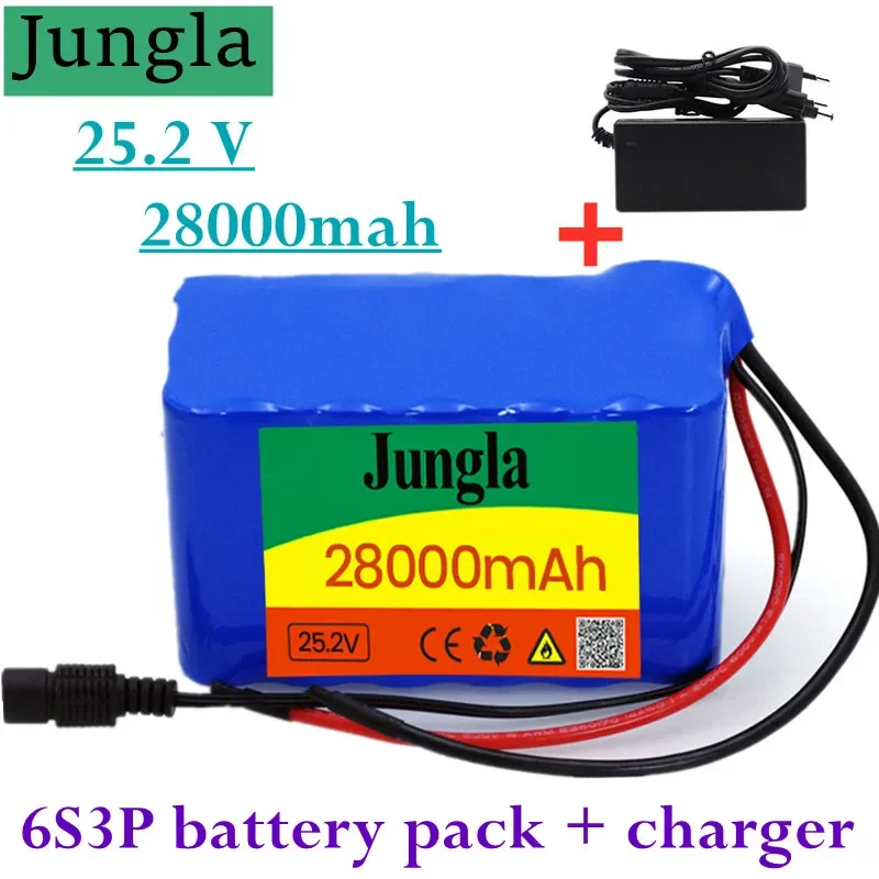 

Quality 6s3p 24 V 18650 lithium ion battery 25.2 V 28000mah electric bicycle, moped electric lithium ion battery pack + charger