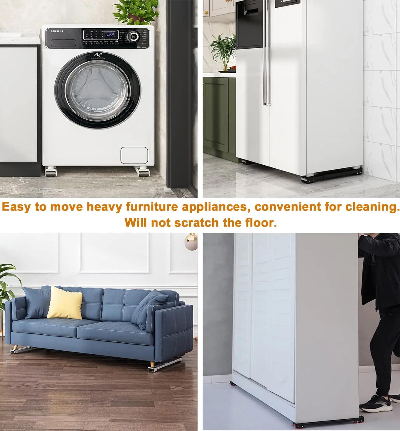 Washing Machine Dolly Wheels Collection Store