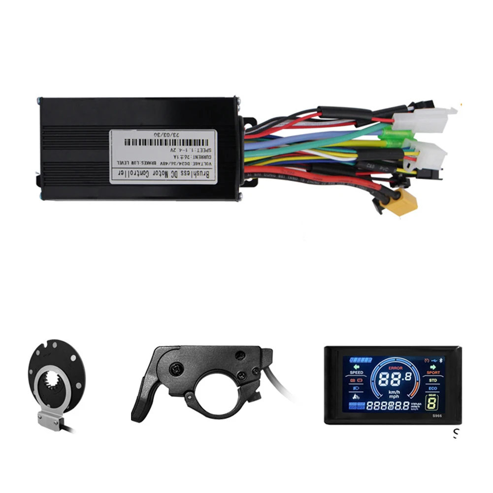 

Durable 1 Controller Brushless Motor Sine Wave 109R Thumbstick S966 LCD Display 750/1000W 30A 8 Magnetic Points