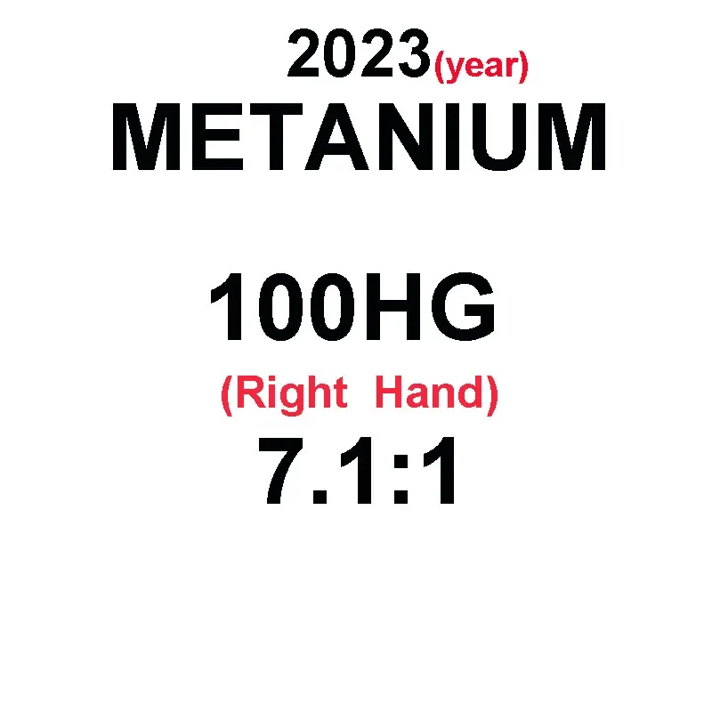 2023 New Original Shimano Metanium Mgl 100xg 101xg Fishing