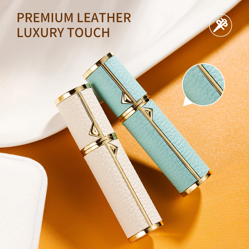 Mini Leather Refillable Perfume Atomizer 3
