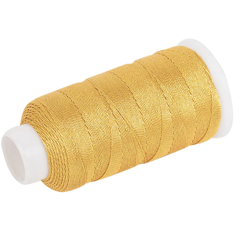 Luxurious Gold & Silver Embroidery Thread for Handmade Braided Bracelets