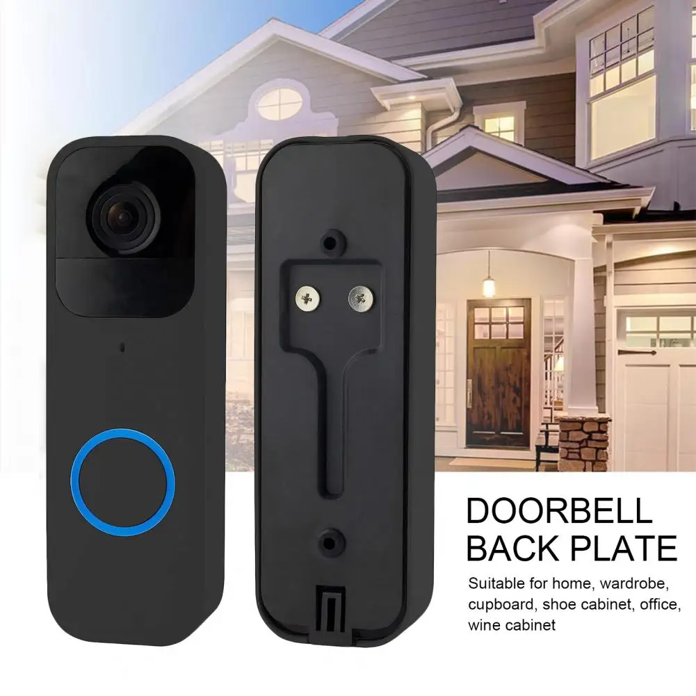 

Video Doorbell Back Plate No-Drilling Simple Installation Anti-theft Camera Security Doorbell Back Plate Replacement Part
