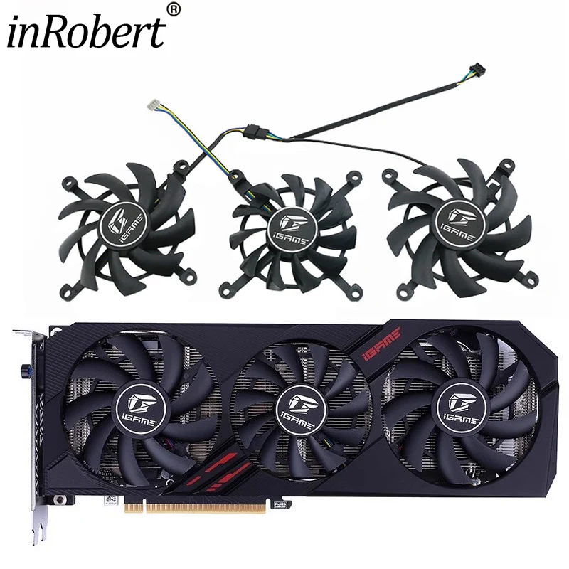 

For Colorful GTX 1650 1660 RTX 2060 Ultra OC Video Card Fan GTX1650 GTX1660 RTX2060 Graphics Card Replacement Fan