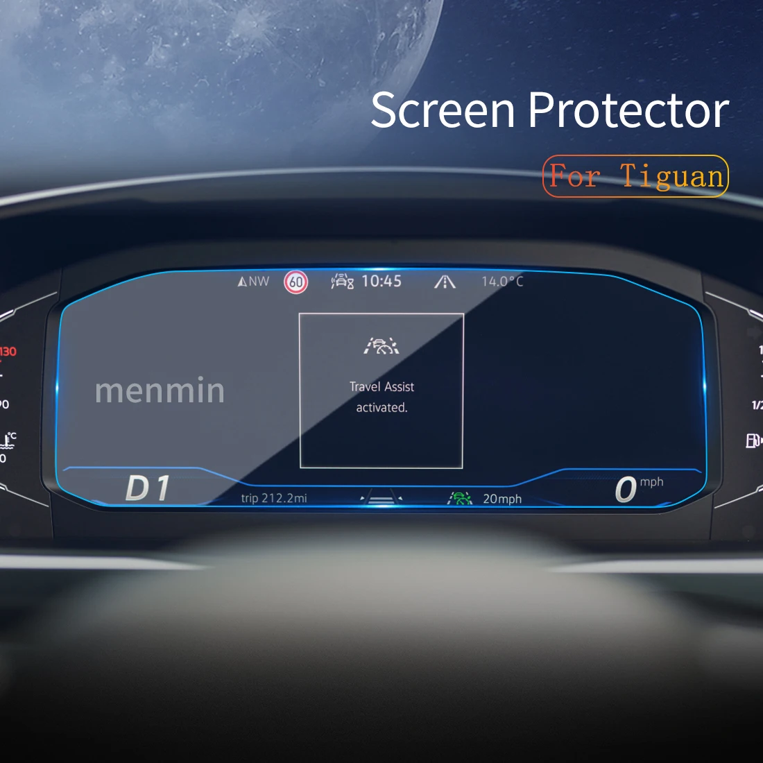 

Автомобильные наклейки, защита экрана дисплея для Carplay VW Tiguan, 2023 метров, аксессуары для навигации