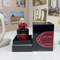 100ml Brand Black Rose Leather Women Perfume Long-Lasting Woody Floral Fragrance Pheromone Men Cologne Dating Perfume Gifts