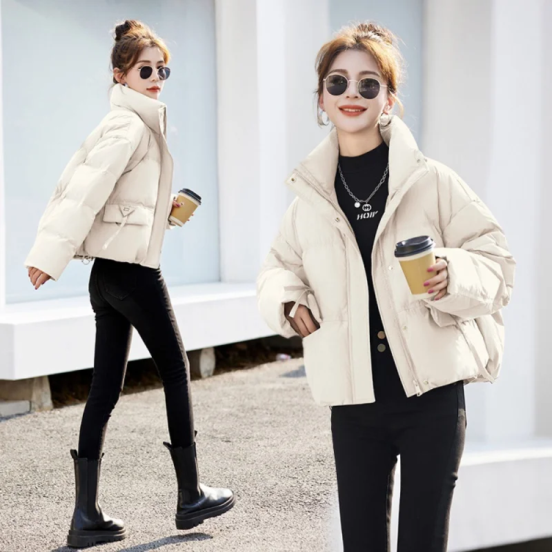 

23 New modelsFashion down Jacket Women's Short 2023 New Winter This Year's Popular Small Hot Bread Coat Thick Coattrendsetter