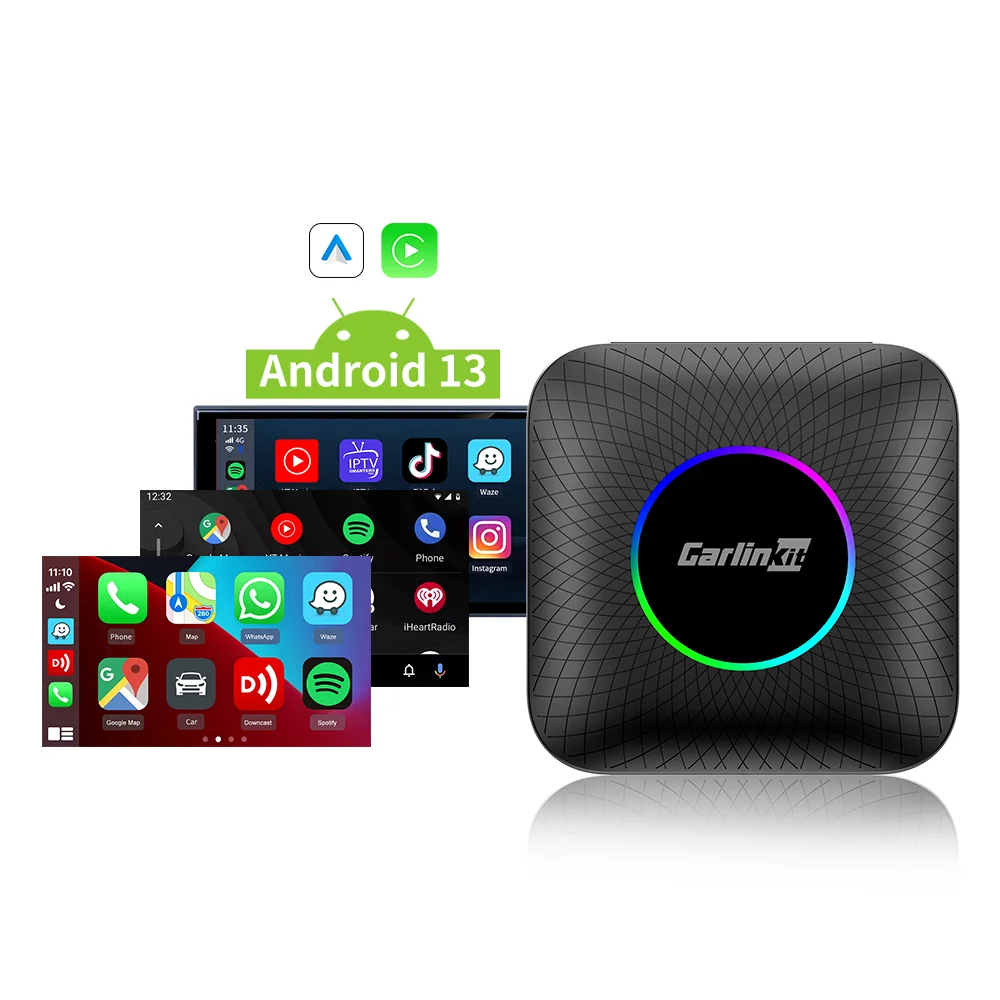 Vendita Calda Carlinkit Carplay System 4G + 64Gb Car Play Box Android Auto Accessori Per Auto Ai Radio Dongle Carplay Android 13