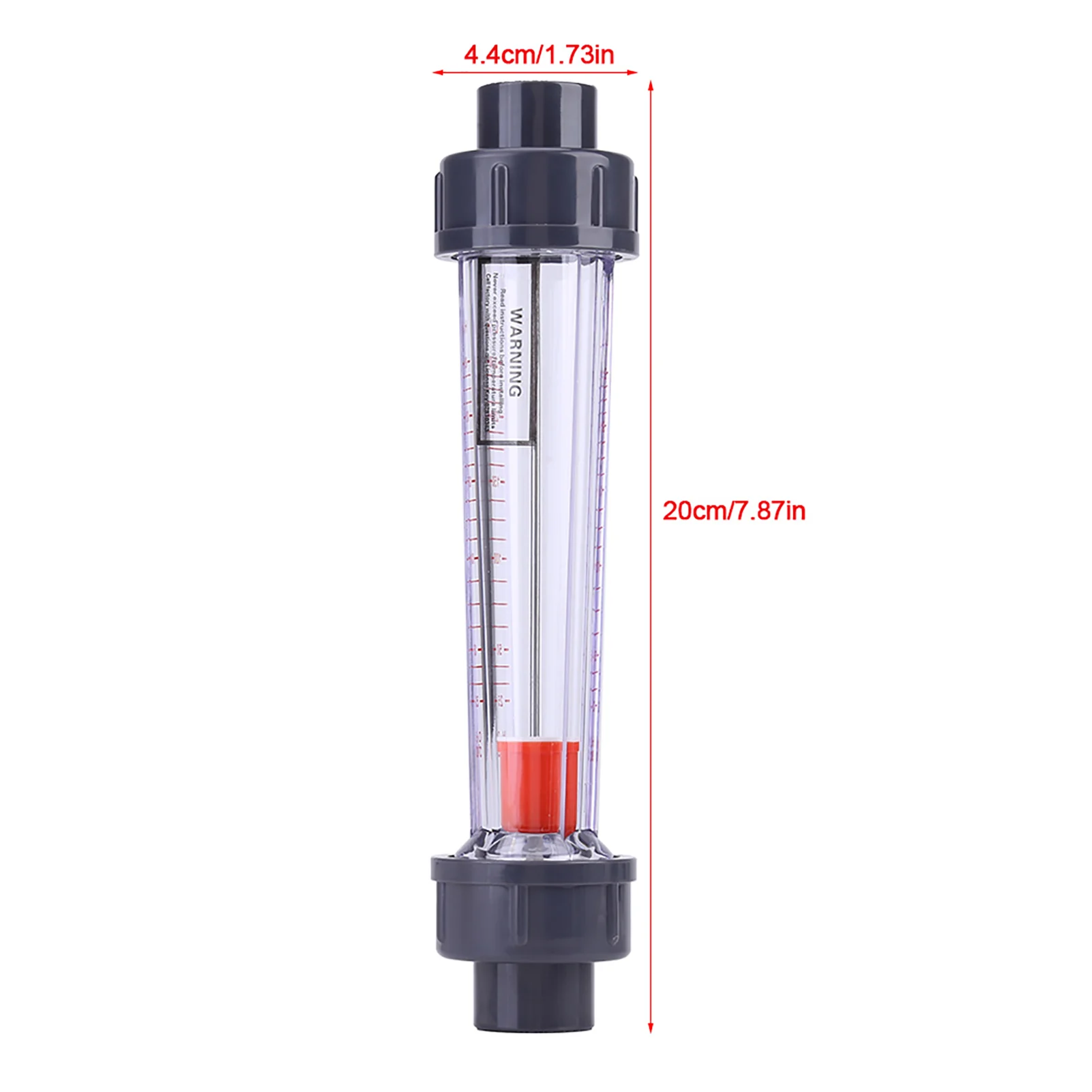 25-250L/H Flowmeter Water Flow Meter Plastic Tube Type Instantaneous