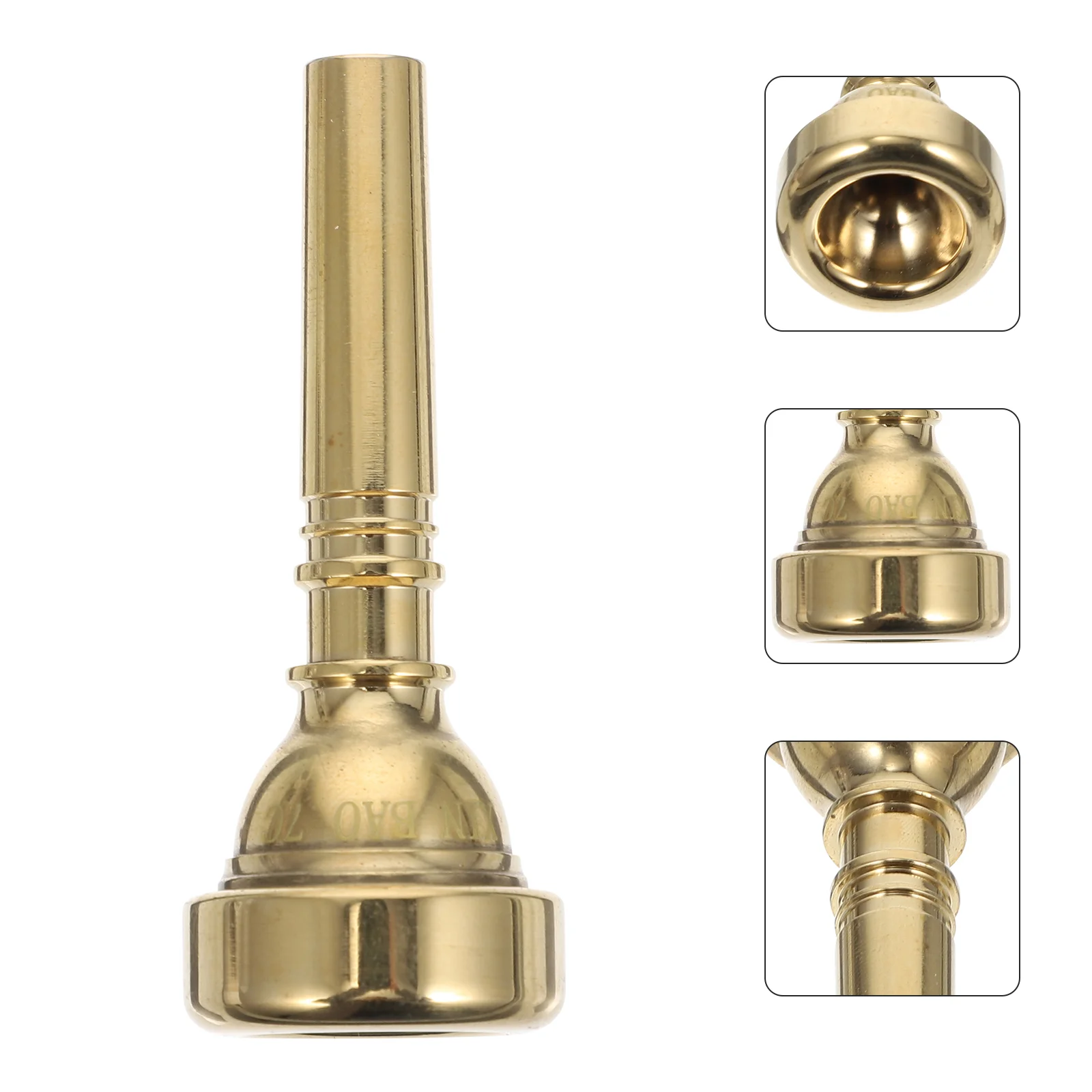 

1pc Durable Trumpet Replacement Professional Trumpet Accessory (Golden)