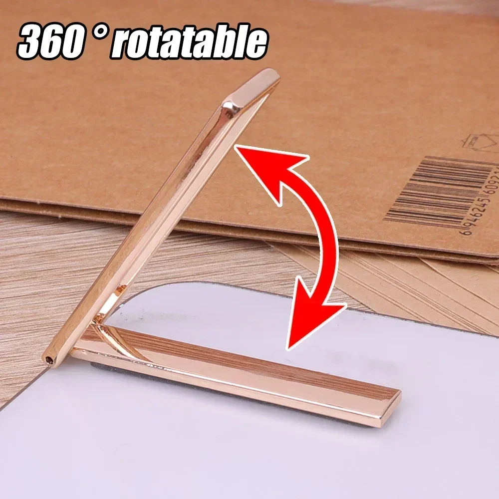 Compact Foldable Self-Adhesive Mobile Device Kickstand and Tablet Holder