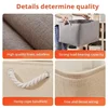 1Pc Beige/Grey Folding Storage Basket Linen Storage Fabric Wardrobe Office Bedroom Closet Toys Laundry Basket With Handle 3