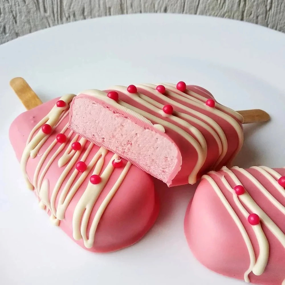 Silicone Ice Cream Mold DIY Chocolate Dessert Popsicle Moulds Tray Ice Cube Maker Homemade Tools Summer Party Supplies