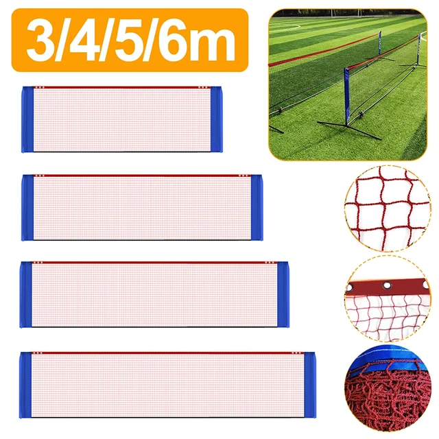 1PC 3.1/4.1/5.1/6.1m Professional Sport Training Standard Badminton Net Volleyball Net Easy Setup Outdoor Tennis Mesh Net 2