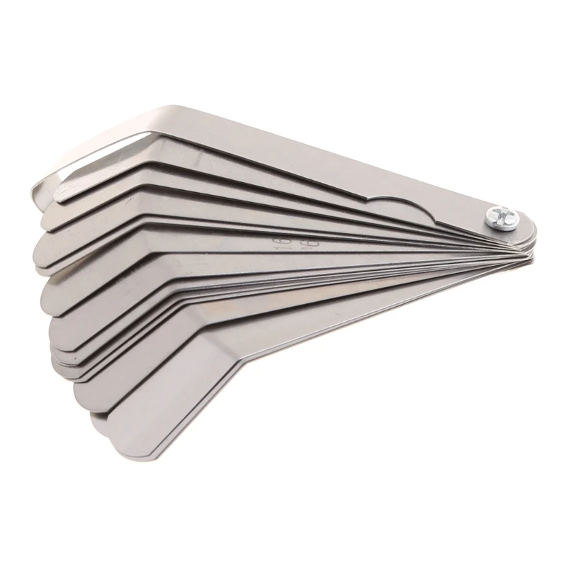 Professional Feeler Gauge Gage Thickness Measurment Tool Metric Gaps Filler Steel Material 0.05-1mm/0.05-1mm/0.04-0.88mm