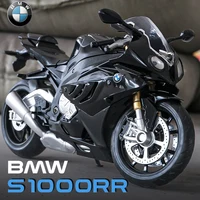 1:12 BMW S1000RR Die Cast Motorcycle Model Toy Vehicle Collection Autobike Shork-Absorber Off Road Autocycle Toys Car 1