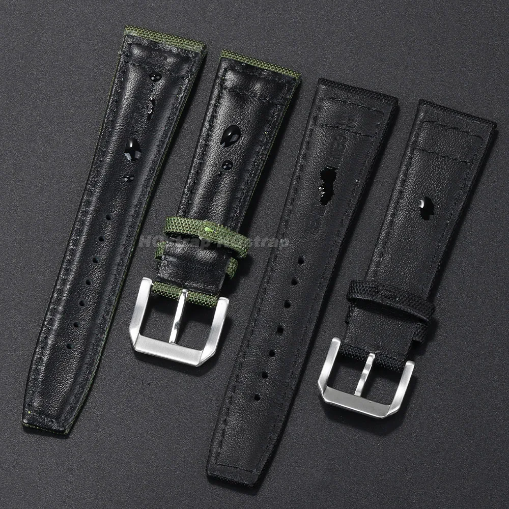 Universal Nylon Canvas Watch Strap - Business & Sport Replacement Wristband