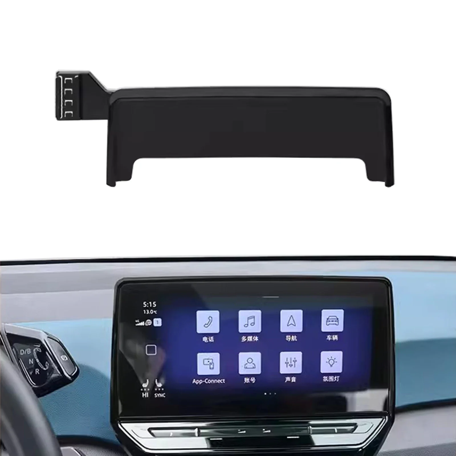 for VW ID.3 ID3 Car Phone Holder Screen Navigation Bracket Magnetic New Energy Wireless Charging Rack Storage