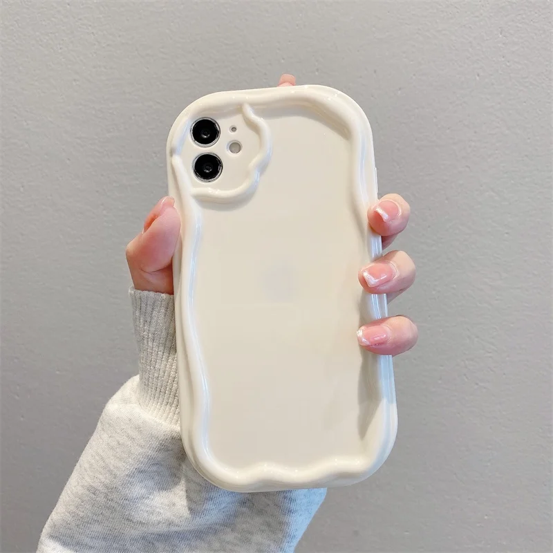 thumbnail image 1 of Love Heart 3D Wavy Curved Edge Soft Phone Case for Iphone 15 Pro Max 11 12 13 14 Pro Max 15 Pro 15 14 Plus 13 Mini XR XS Cover, 1 of 5
