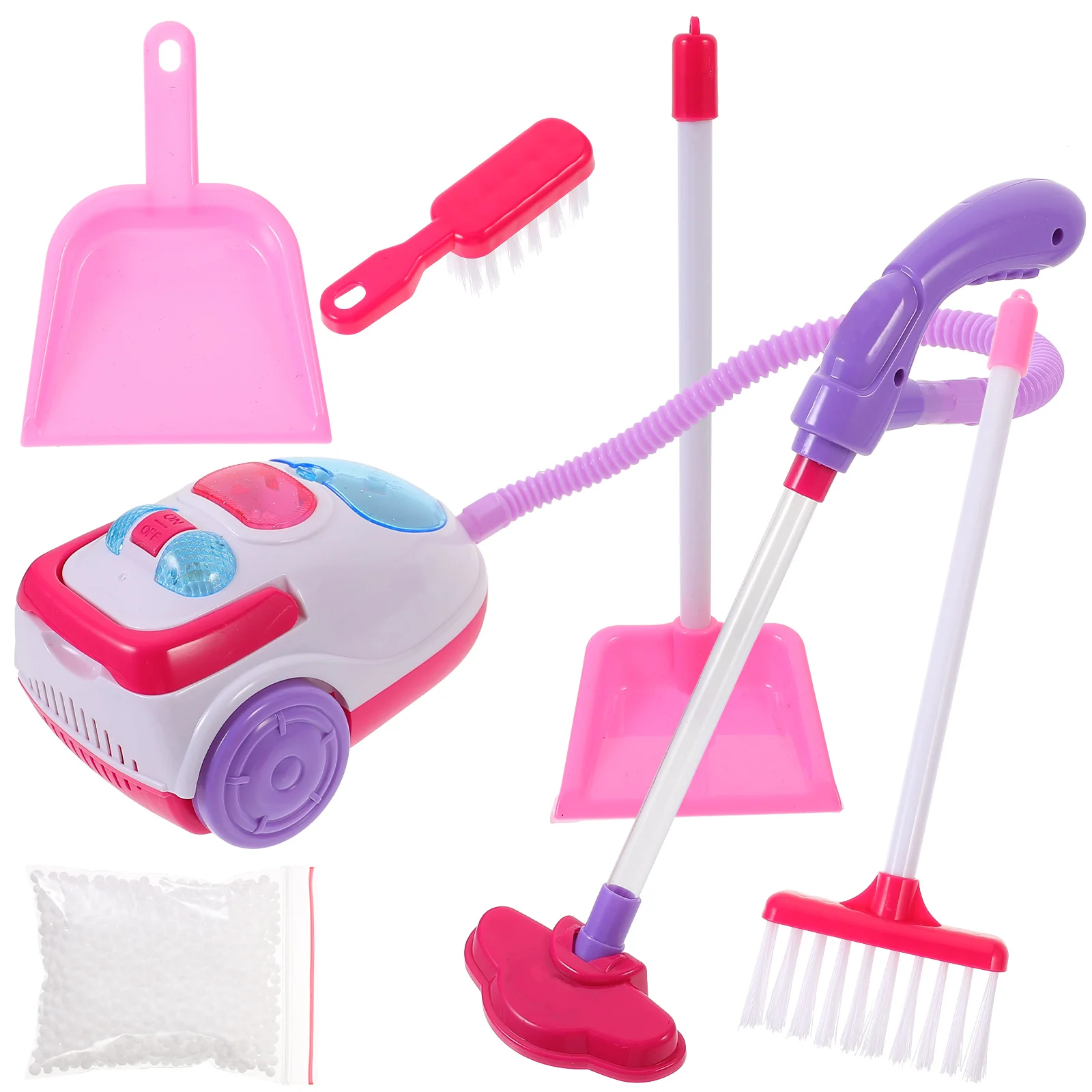 Clean Vacuum Cleaner Toy Child Toddler Toys Childrens Plastic Housekeeping Broom 3