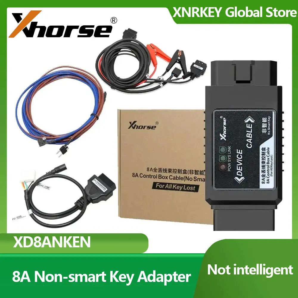 

Xhorse For Toyota 8A Non-smart Key Adapter for All Key Lost No Disassembly Work with VVDI2/VVDI Max+MINI OBD Tool /Key Tool Plus