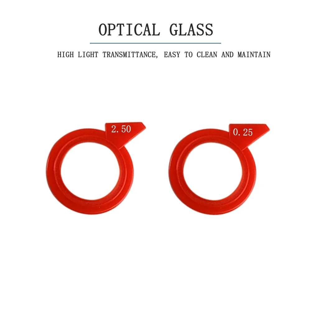 Ophthalmic Trial Lens Sphere Trial Lens Replacing Lenses with Plastic Rims SLV-SPH-