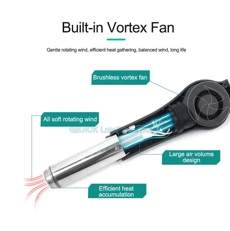 Hot Air Gun Soldering Station Soldering Tool QUICK A1148 heating core For QUICK 858D 705 858 2008 + D+ etc welding Station hot air gun Soldering Stations