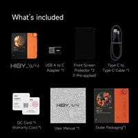 HiBy W4 3.5mm 4.4mm Wireless Audio HiFi Headphone Amplifier USB DAC Bluetooth 5.4 QCC5181 AC7923B DSD512 CS43198*2 CarPlay LDAC - Image 6