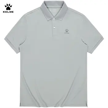 Kelme Polo estate uomo e donna nuovo sport e Casual Top tinta unita traspirante Polo collo t-shirt a maniche corte