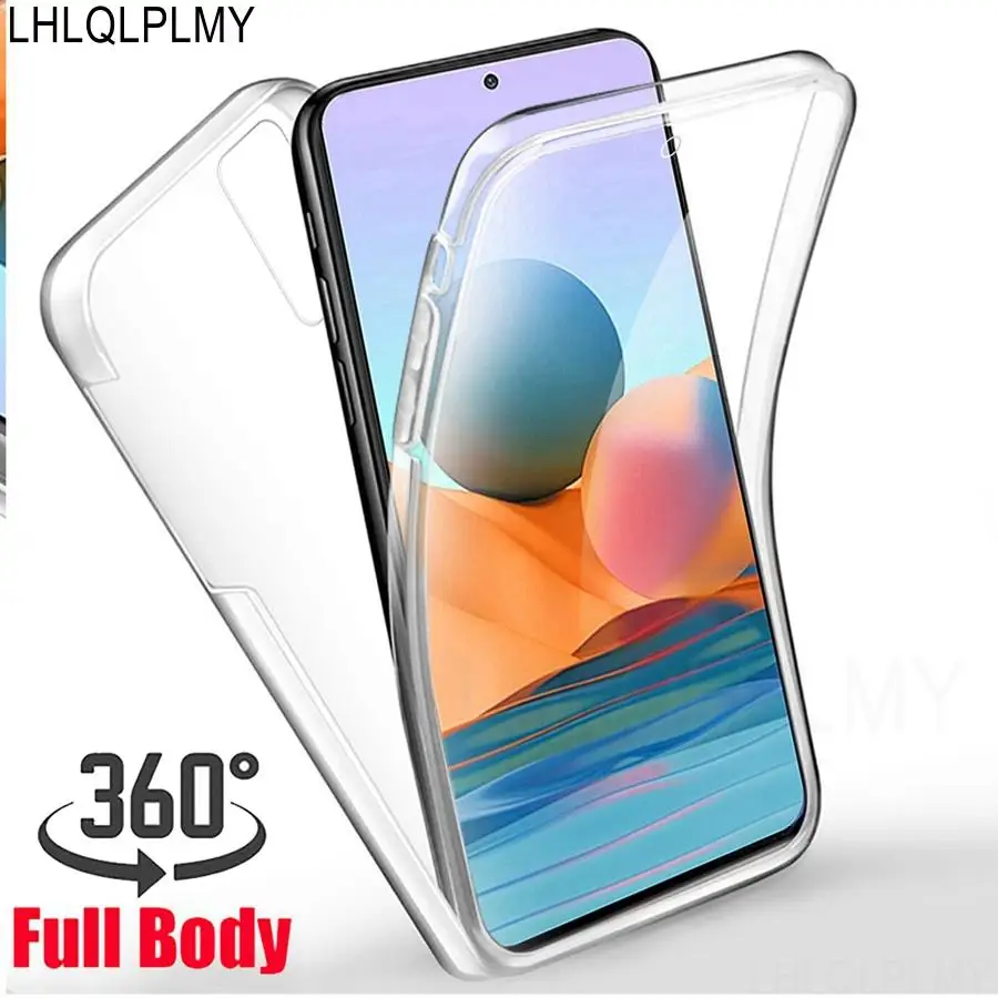 Premium Double-Sided Clear Protective Phone Case with 360-Degree Coverage
