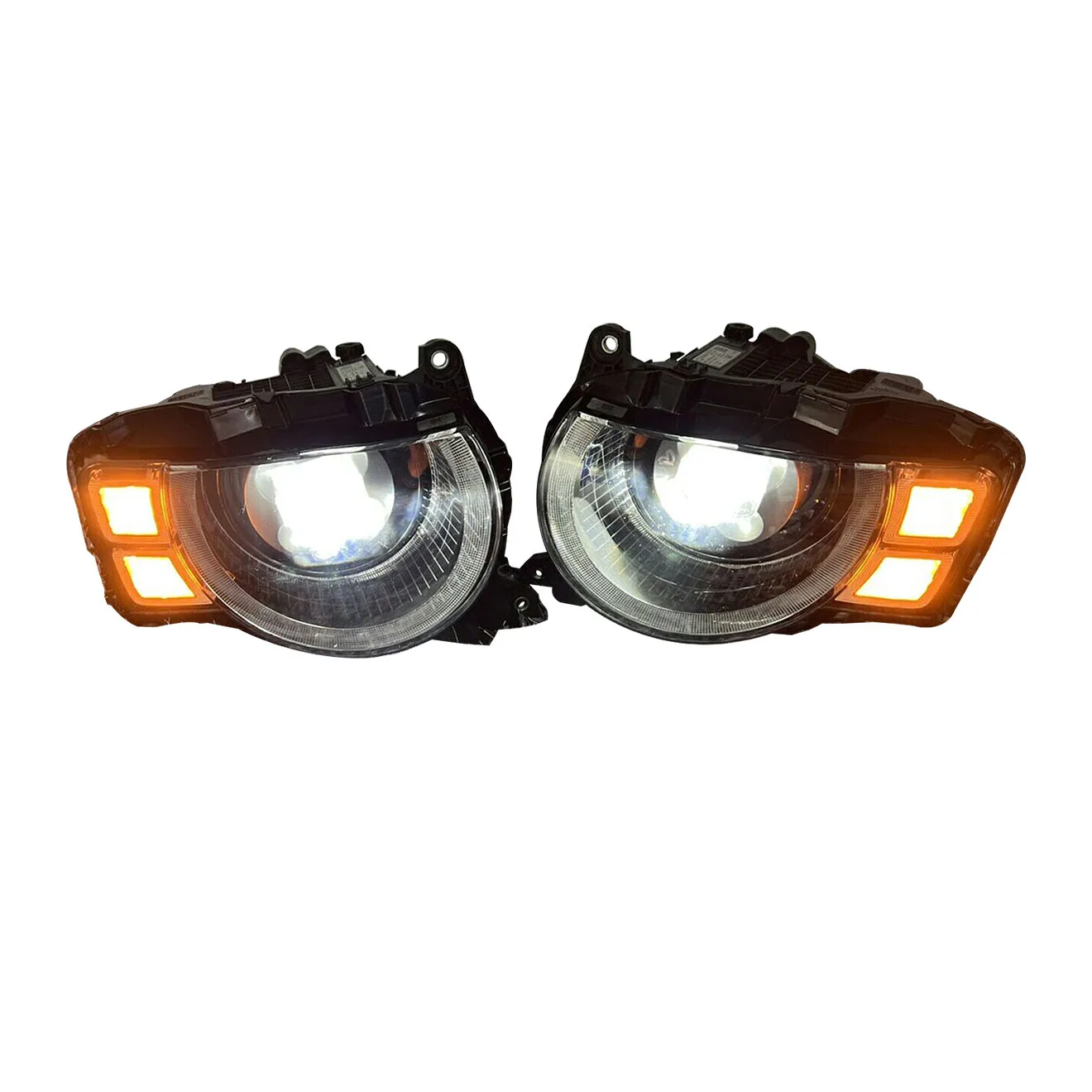 LED 7 Headlight Set with E certificate, for Land Rover Defender, Jee, €  249,00